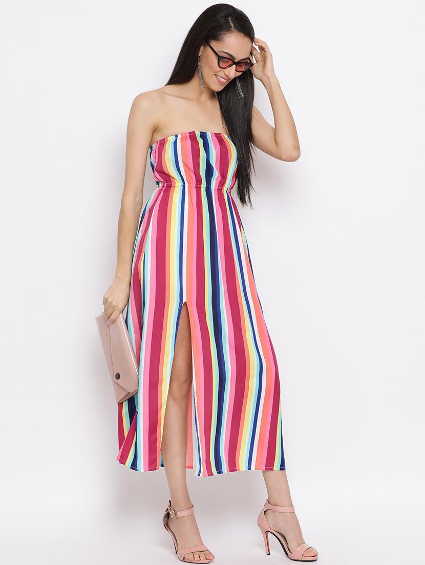 women's tube striped dress - 18396458 -  Zoom Image - 0