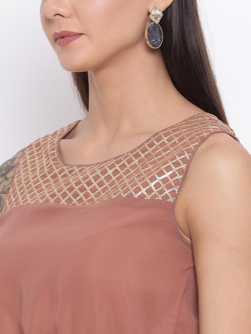 women's solid dress - 18396467 - Standard Image - 4