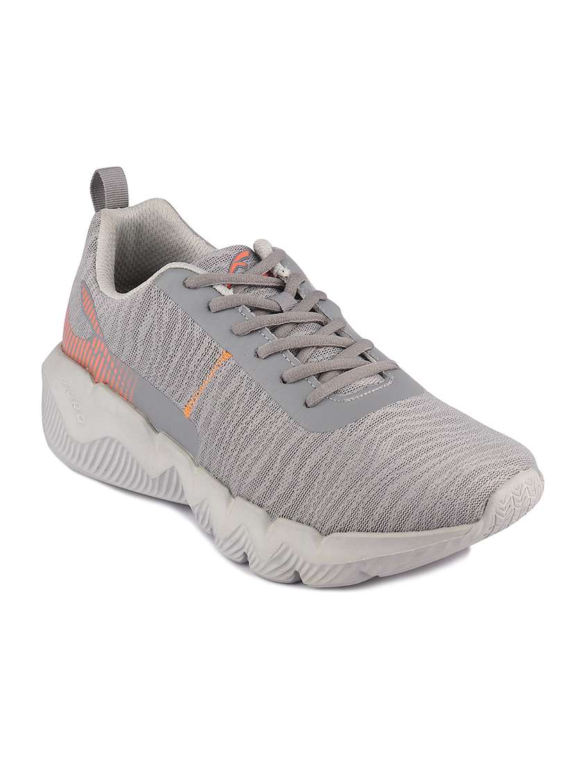grey mesh sport shoes