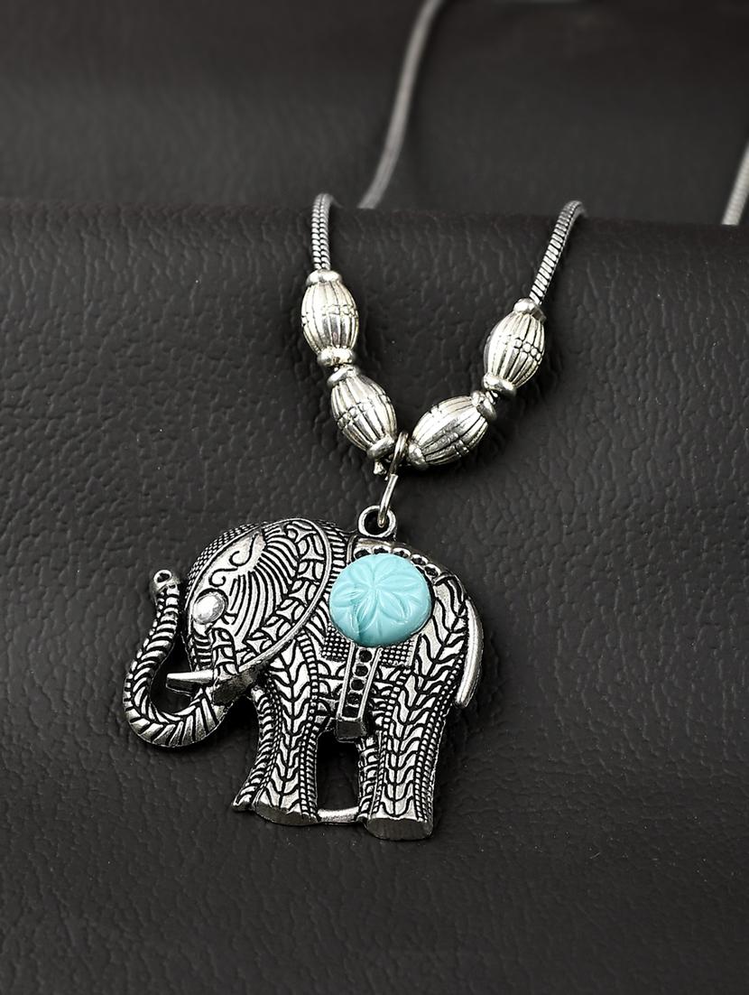 silver brass pendant