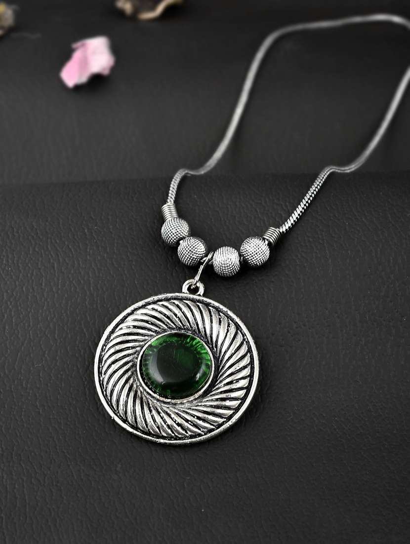 silver brass pendant