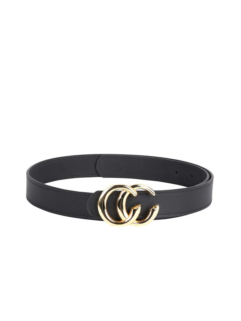 black leatherette (pu belt