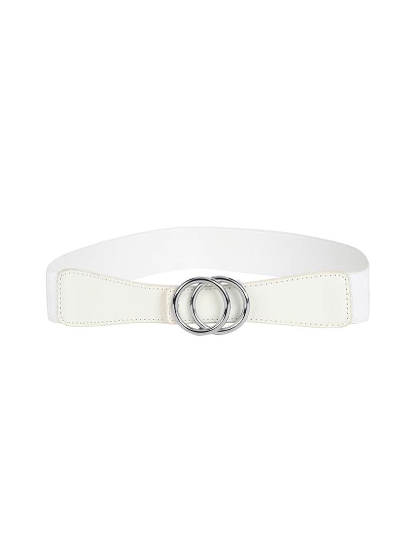 white leatherette (pu belt