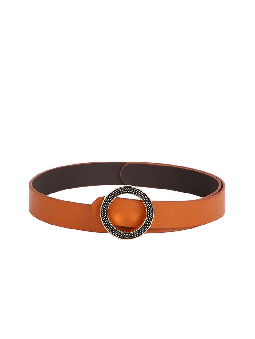 brown leatherette (pu belt