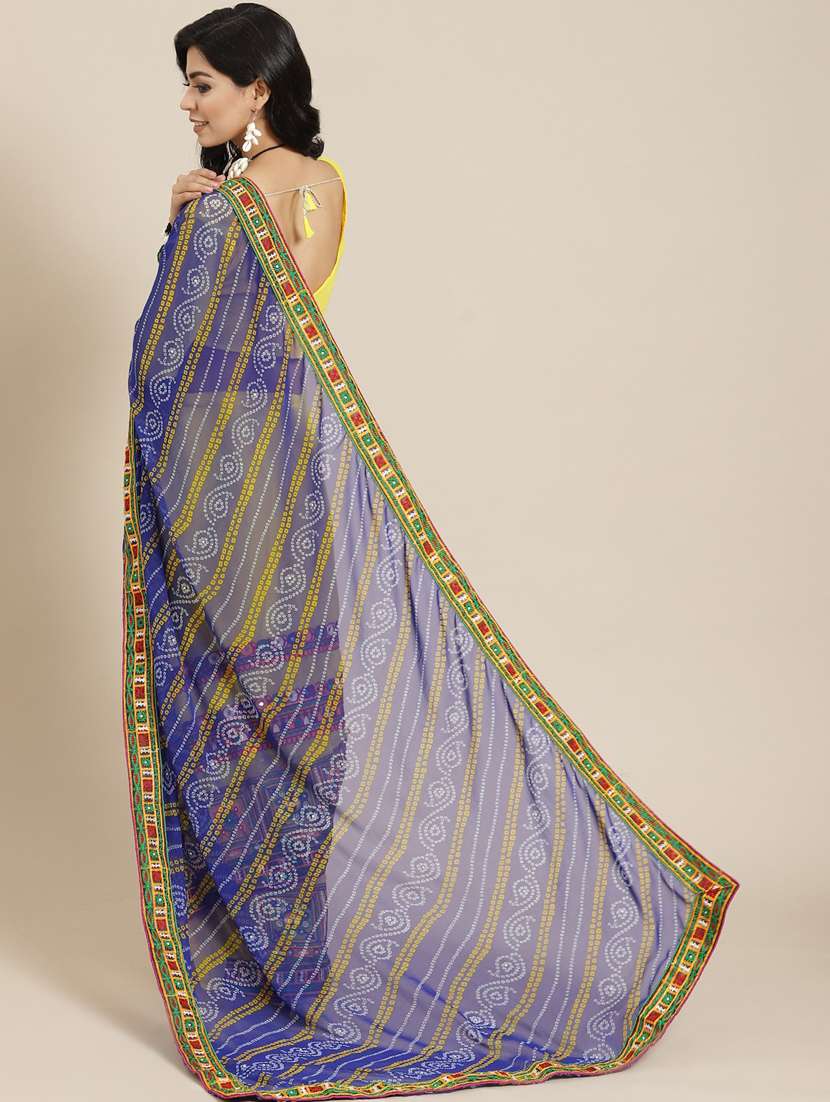women's embroidered saree with blouse - 18398067 -  Standard Image - 1