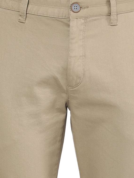 men cotton blend khaki slim fit chinos - 18398384 -  Standard Image - 4