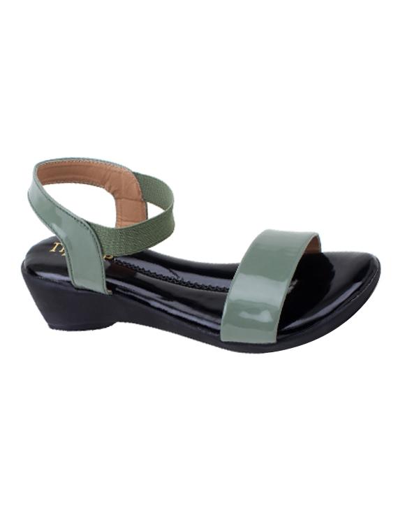 green slip on  wedge - 18398456 -  Standard Image - 1