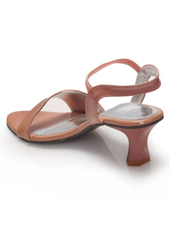 pink  back strap  wedge - 18398484 -  Standard Image - 1
