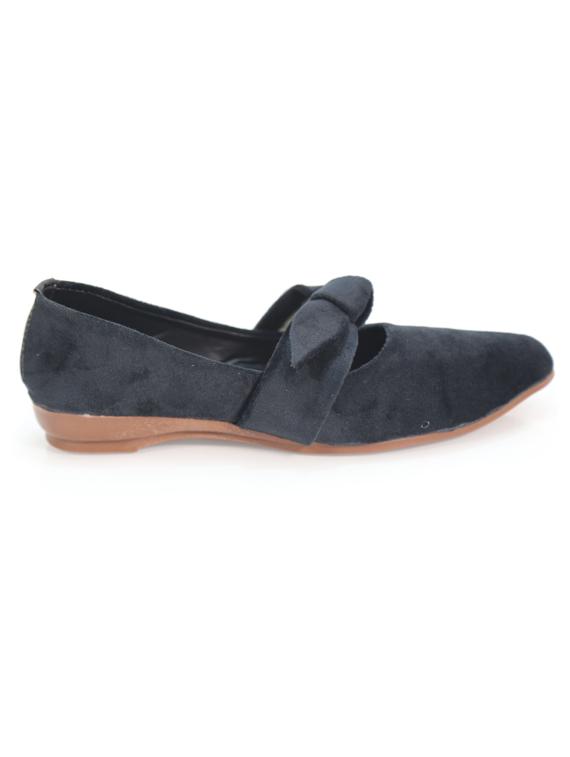 black slip on ballerina - 18398525 -  Standard Image - 1