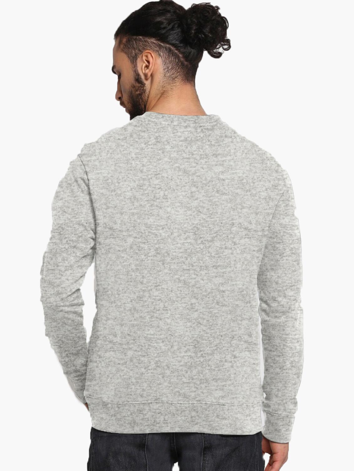 grey chest print sweatshirt - 18399069 - Standard Image - 1