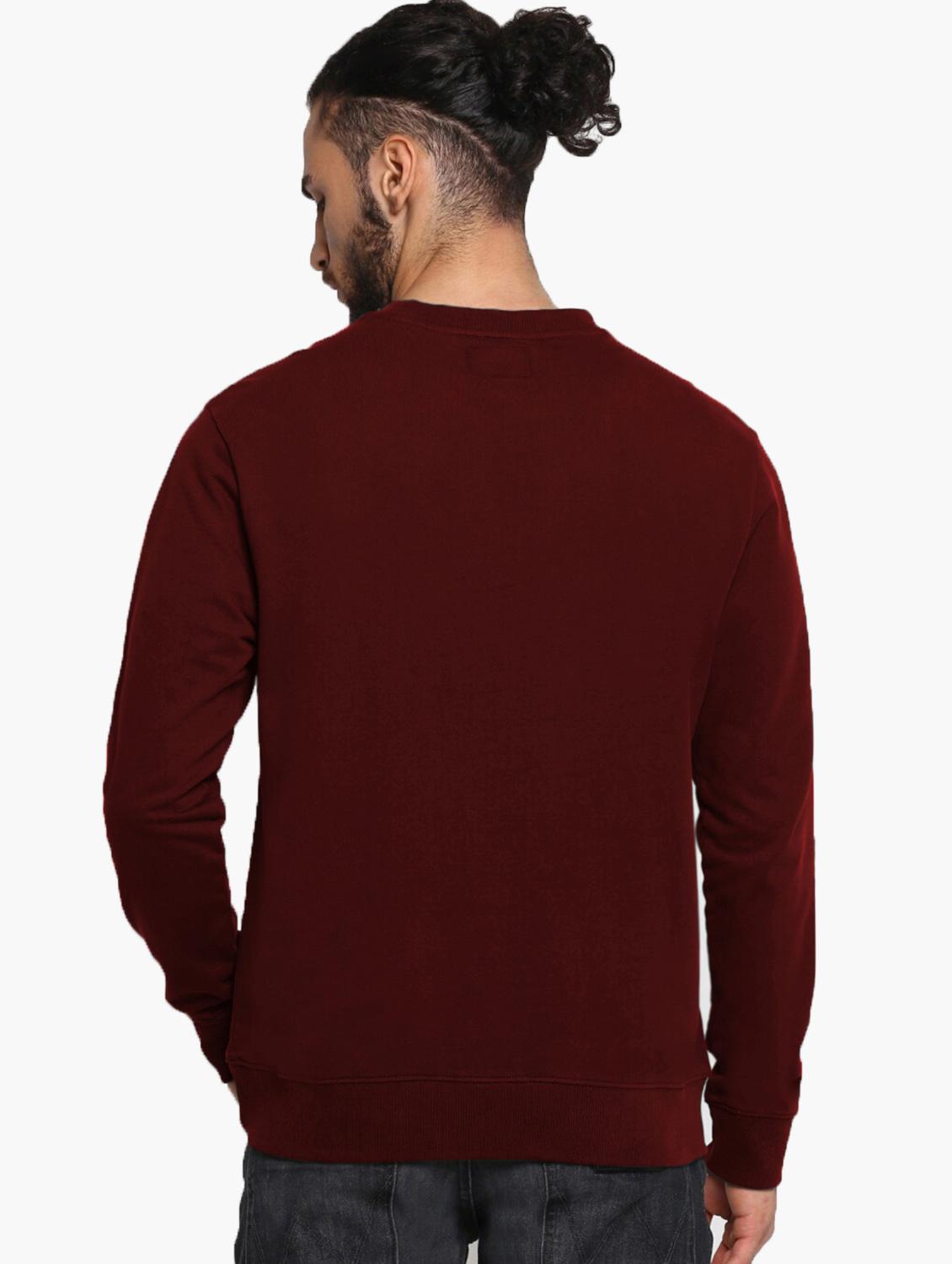 purple chest print sweatshirt - 18399072 - Standard Image - 1