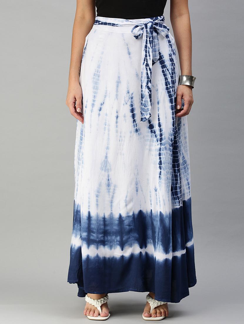 blue long skirt - 18400042 - Zoom Image - 0