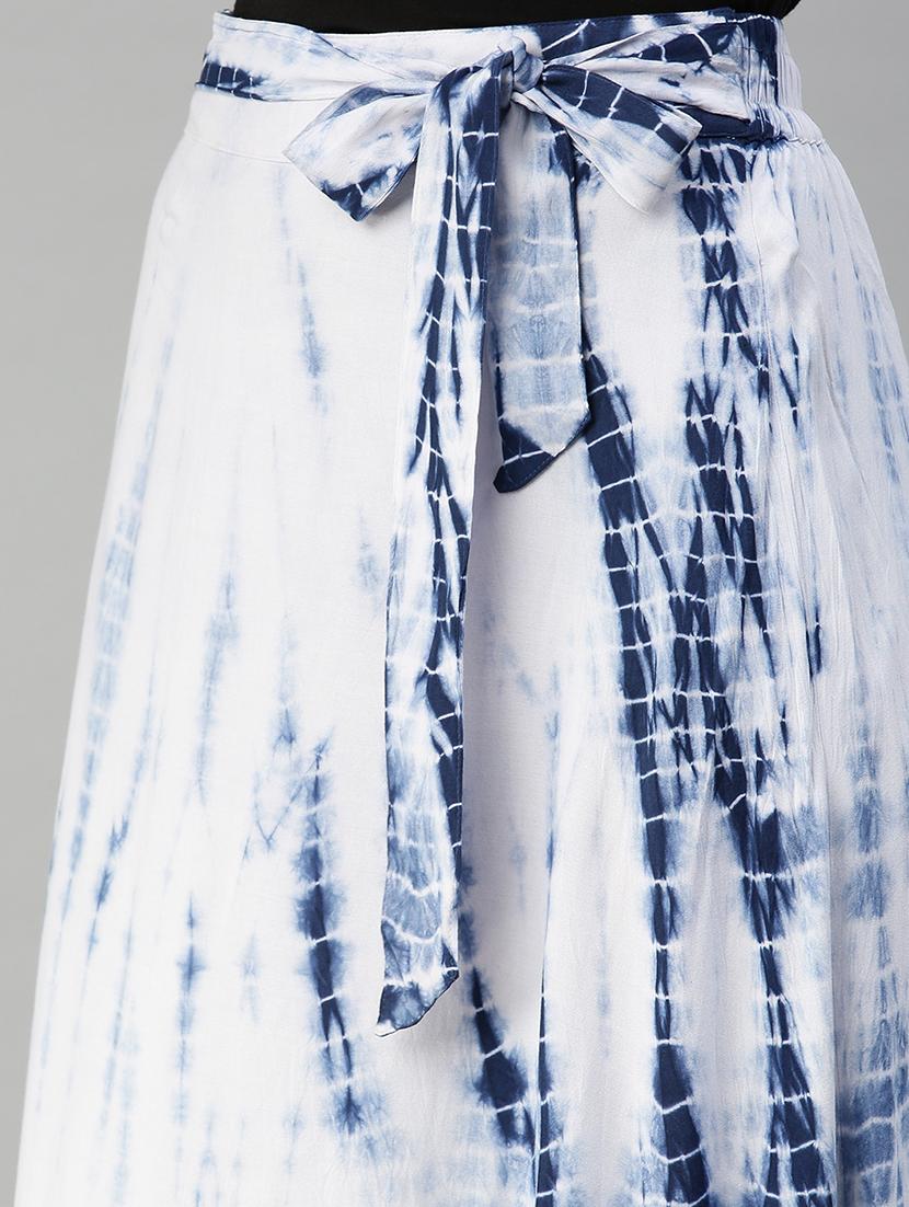 blue long skirt - 18400042 - Standard Image - 4