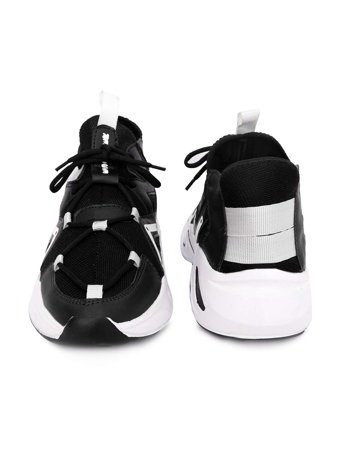 black  lace up sport shoe - 18400097 -  Standard Image - 1