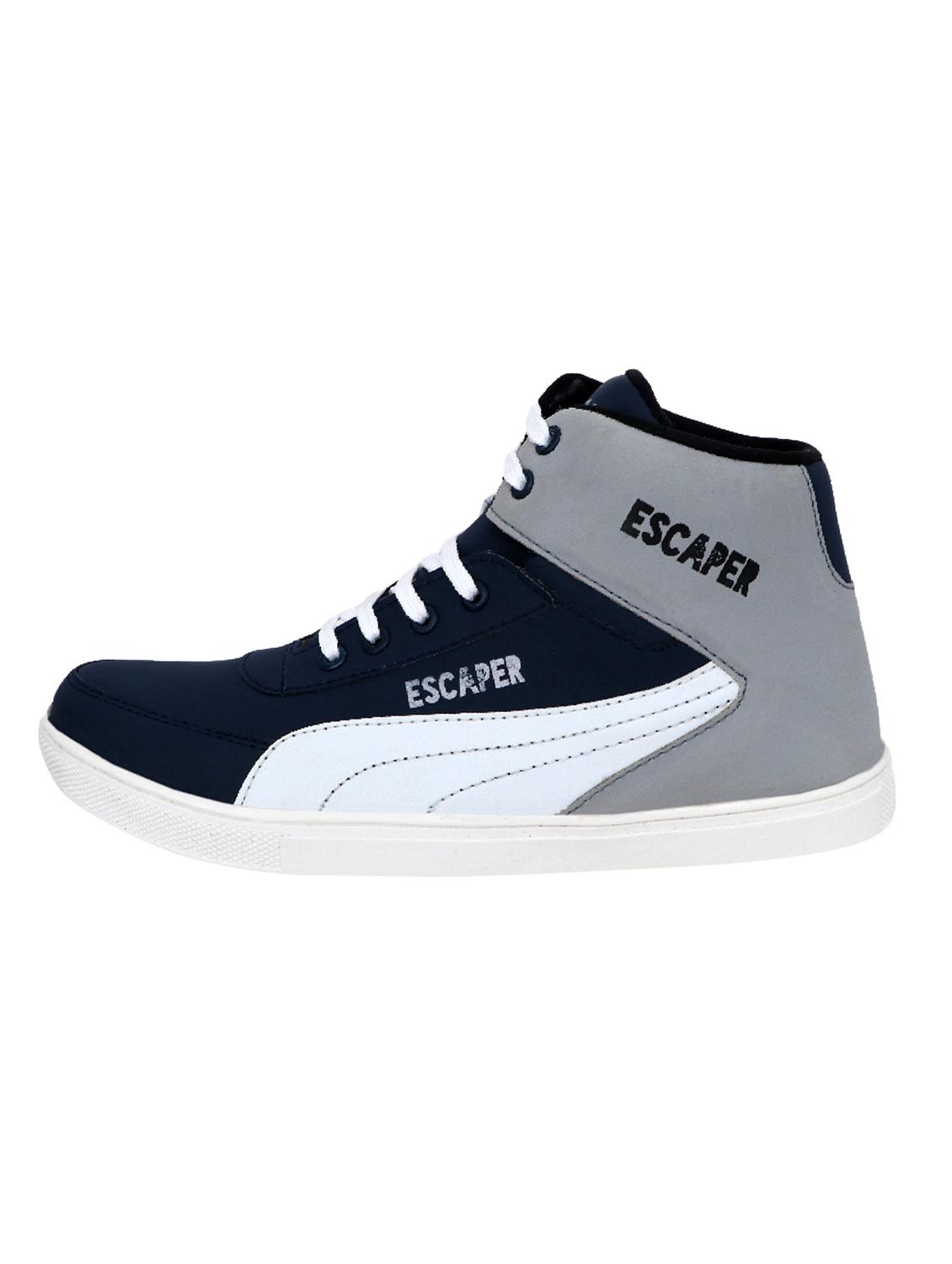 blue  lace up  sport shoe - 18400606 -  Standard Image - 1