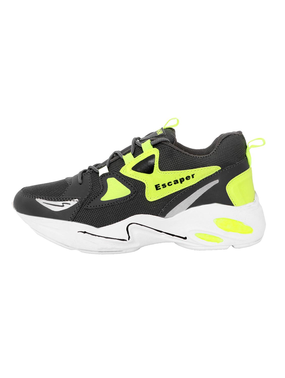 green   lace up  sport shoe - 18400794 -  Standard Image - 1