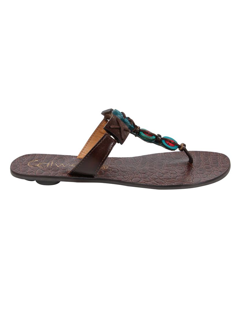 blue slip on sandal - 18402005 - Standard Image - 1