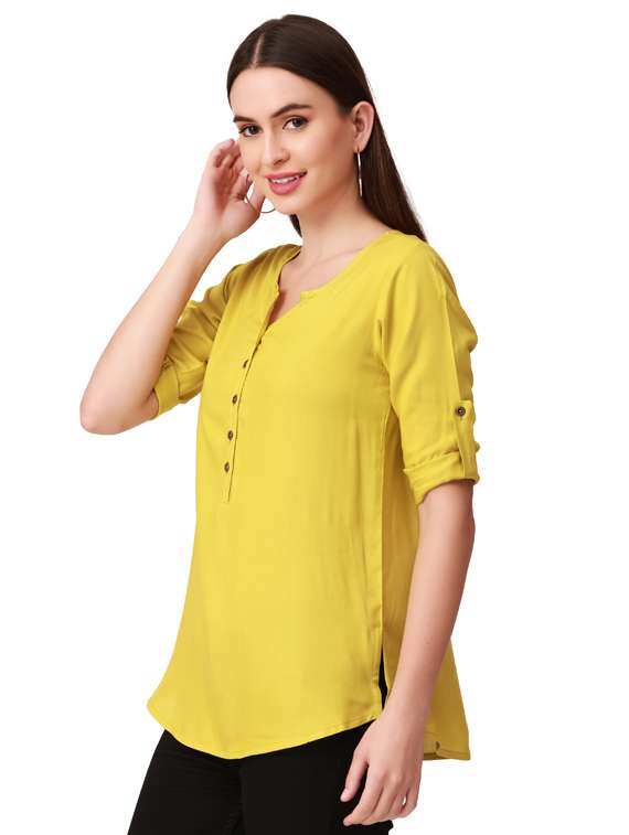 women's straight notch neck top - 18402184 -  Standard Image - 1