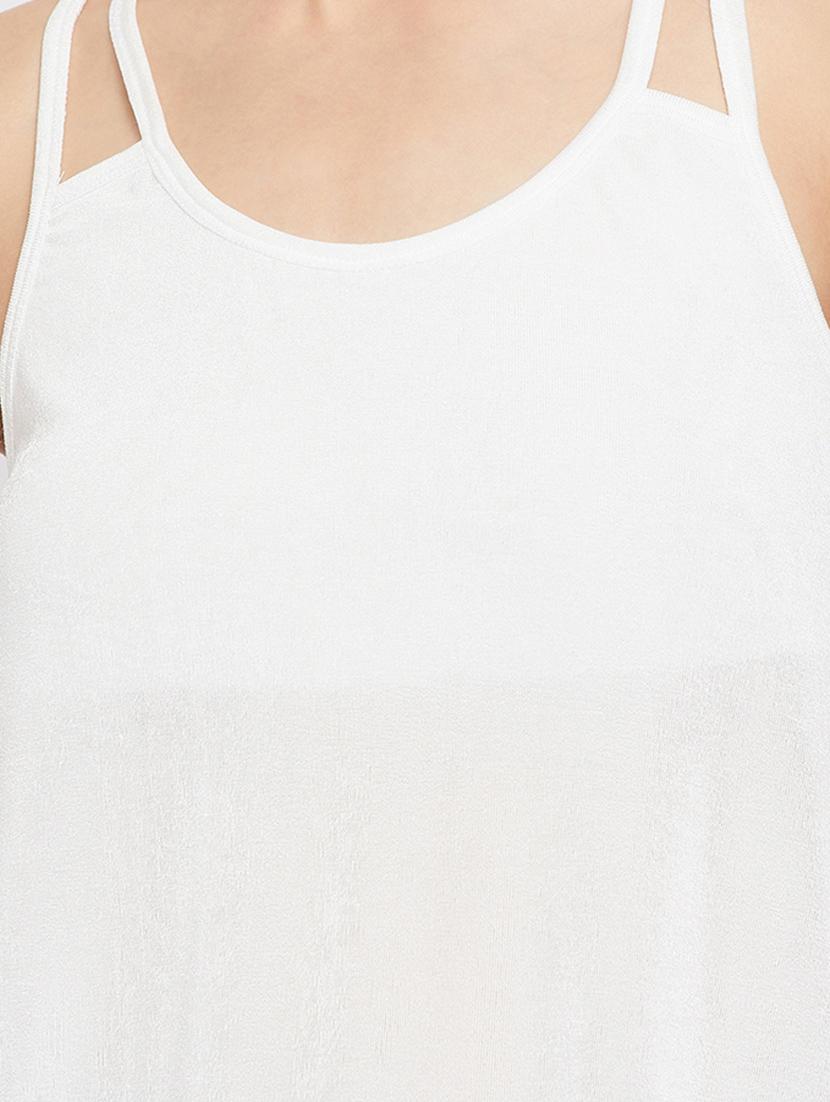 cami neck solid top - 18402531 - Standard Image - 4