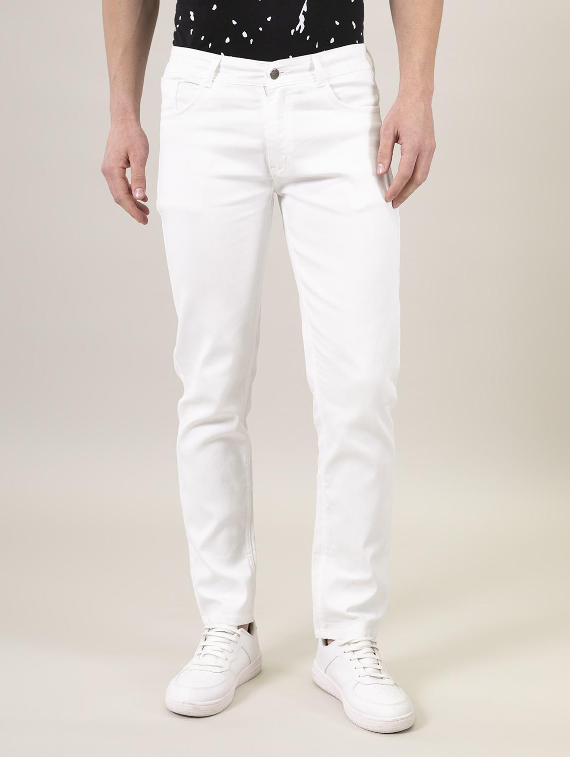 mens skinny fit plain jeans