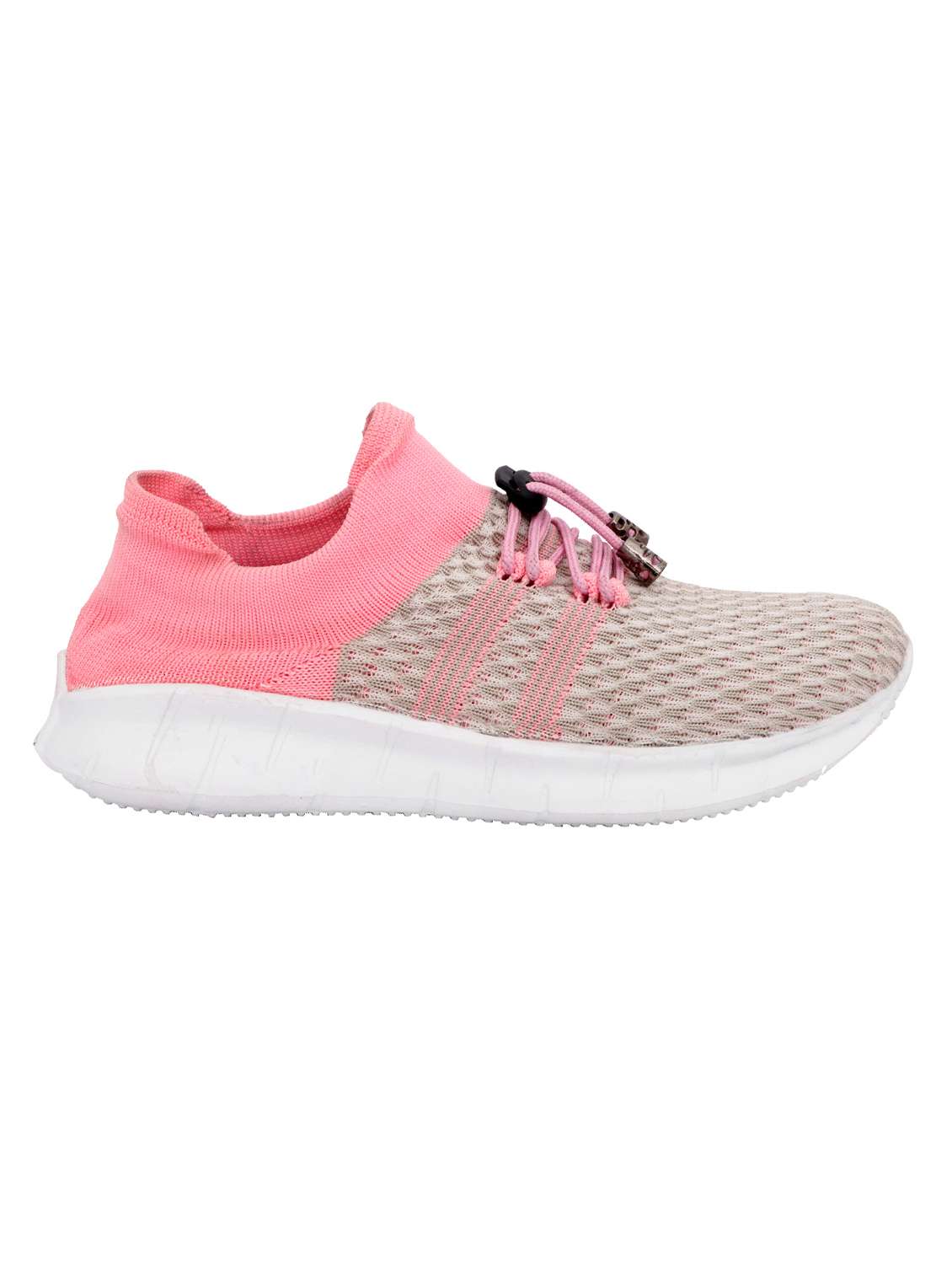 pink mesh laceup sneakers - 18402683 -  Standard Image - 1