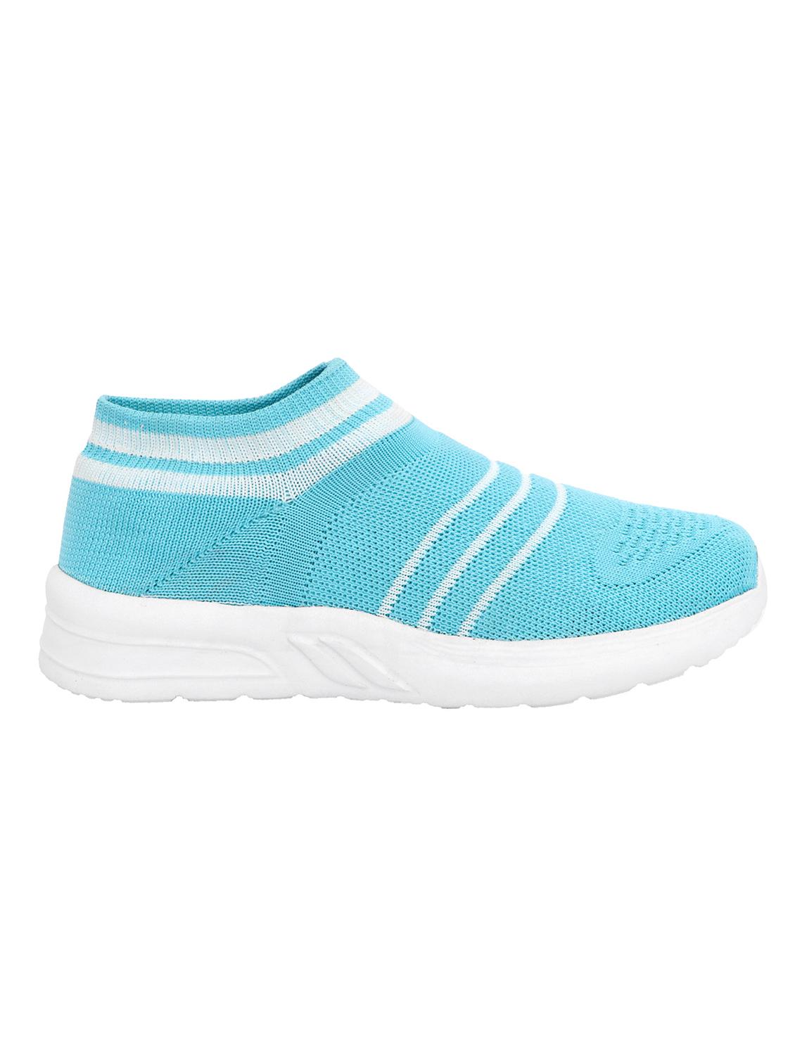 light blue slip on sports shoe - 18402687 - Standard Image - 1