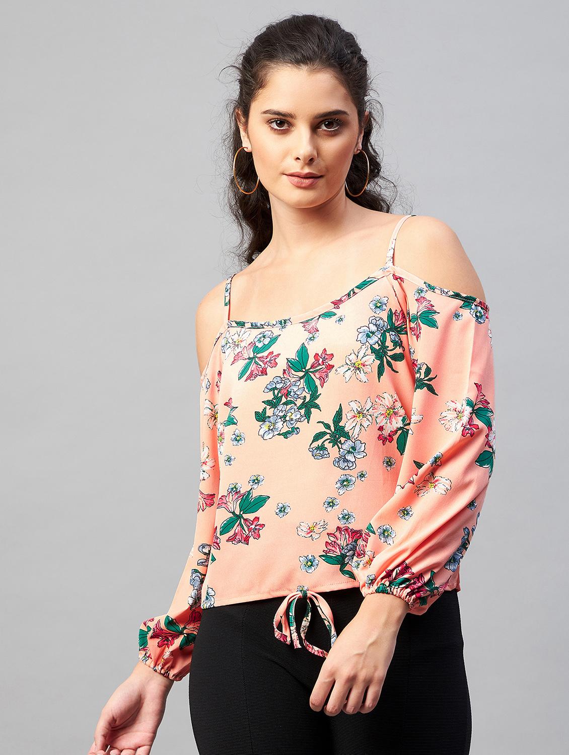 women's straight shoulder strap top - 18402852 -  Zoom Image - 0