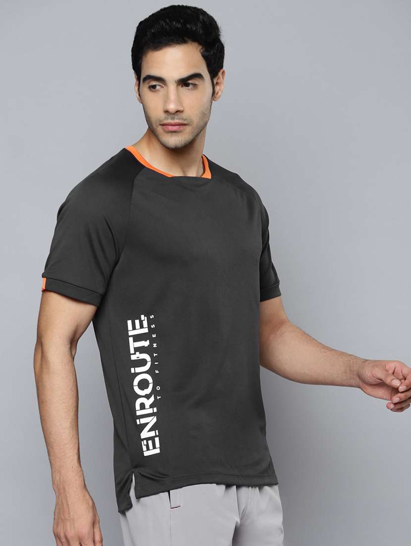 men placement print short sleeve t-shirt - 18402943 - Standard Image - 1