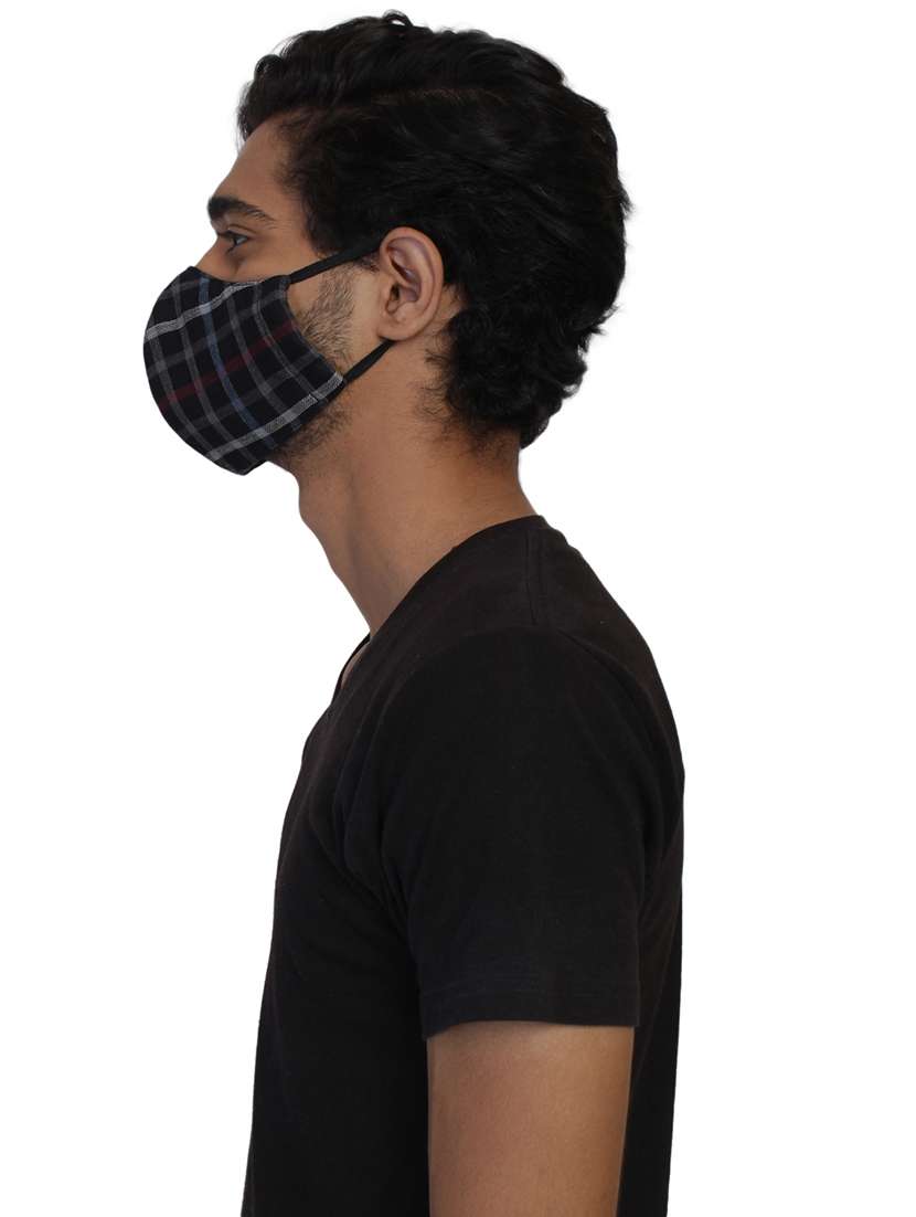 black viscose antipollution men mask - 18402984 -  Standard Image - 1