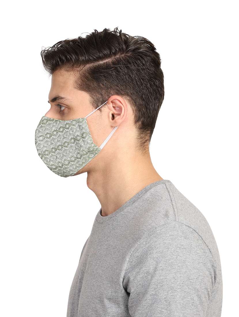 white viscose antipollution men mask - 18402986 -  Standard Image - 4