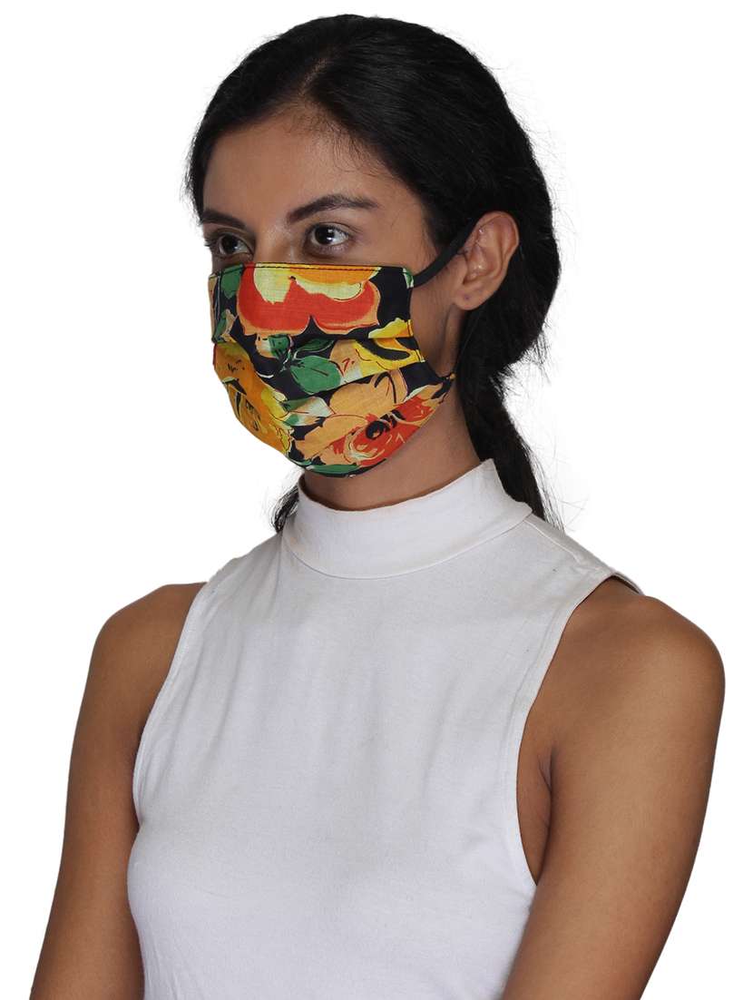 black cotton antipollution women mask - 18402993 -  Standard Image - 4