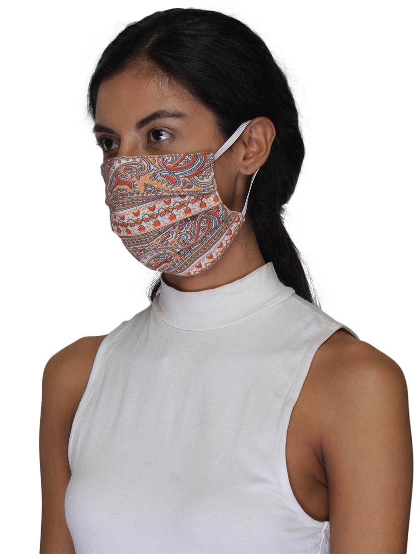 orange cotton antipollution women mask - 18403001 - Standard Image - 4