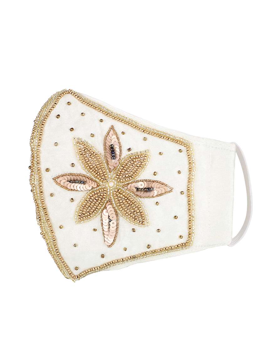 white silk antipollution women mask - 18403024 -  Standard Image - 1