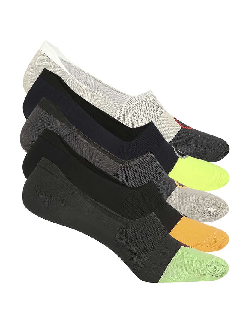 men pack of 5 no show socks 