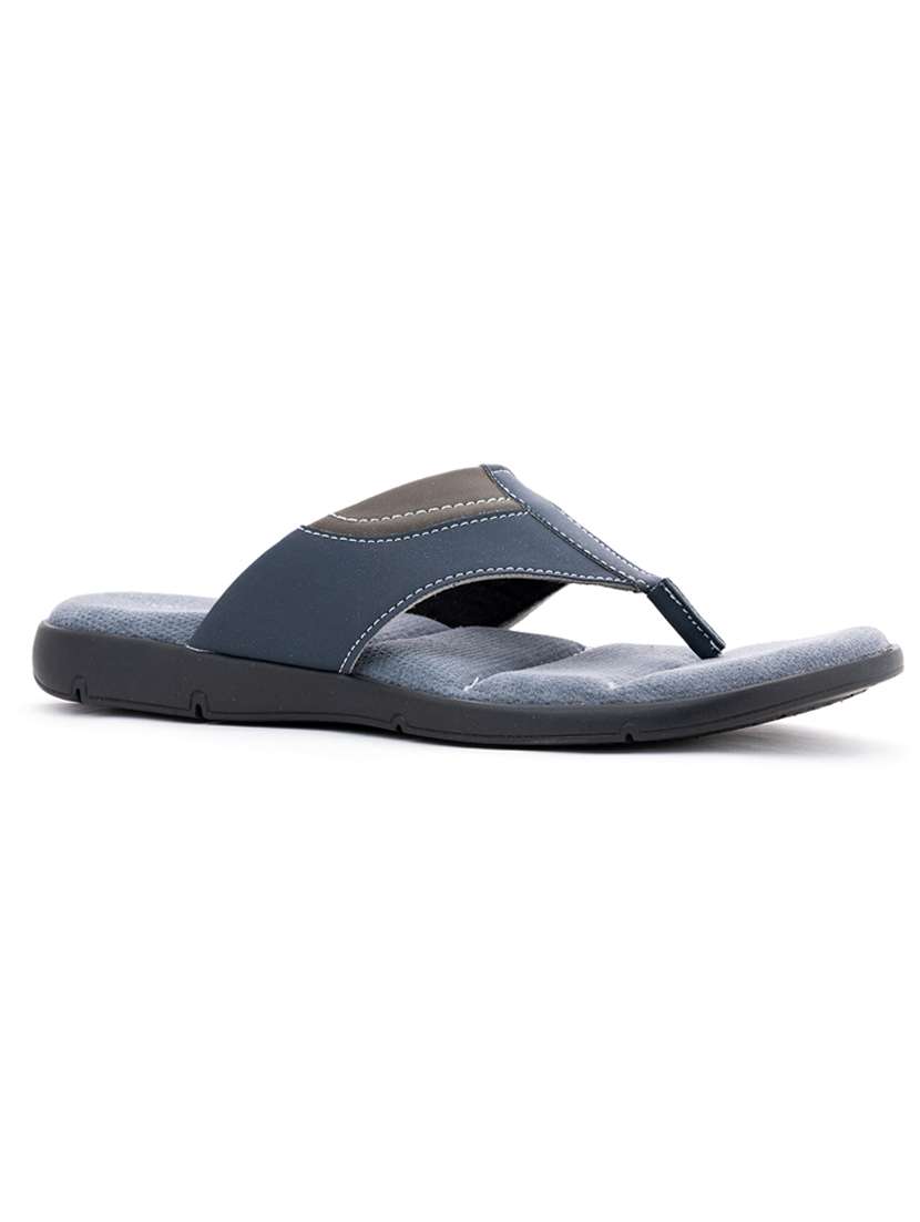 navy suede slip on flip flops
