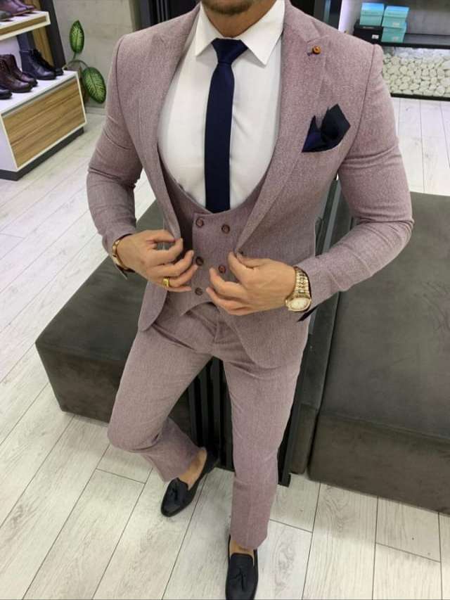 Buy online Men's Raymond Suit Peace Customized-within from