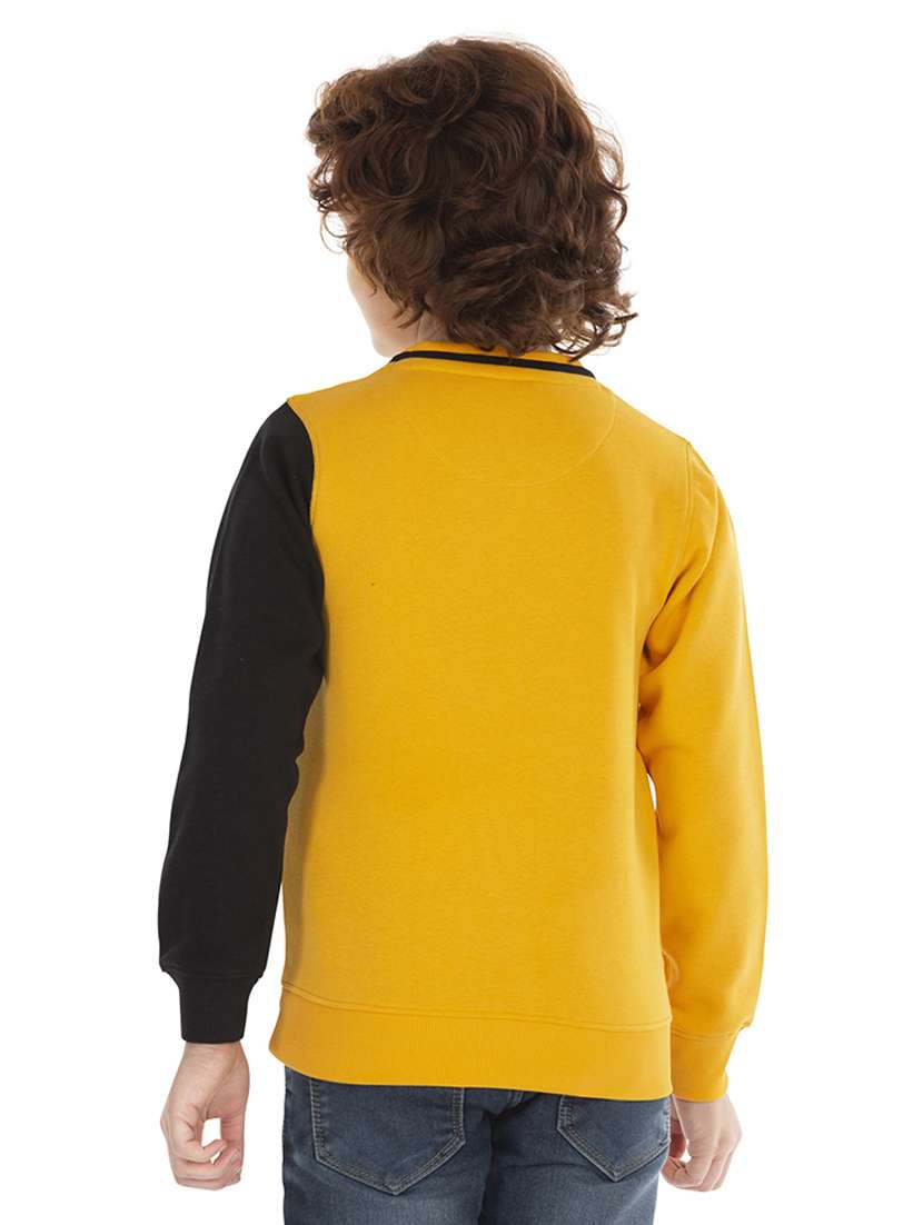 round neck color block sweatshirt - 18404211 - Standard Image - 1