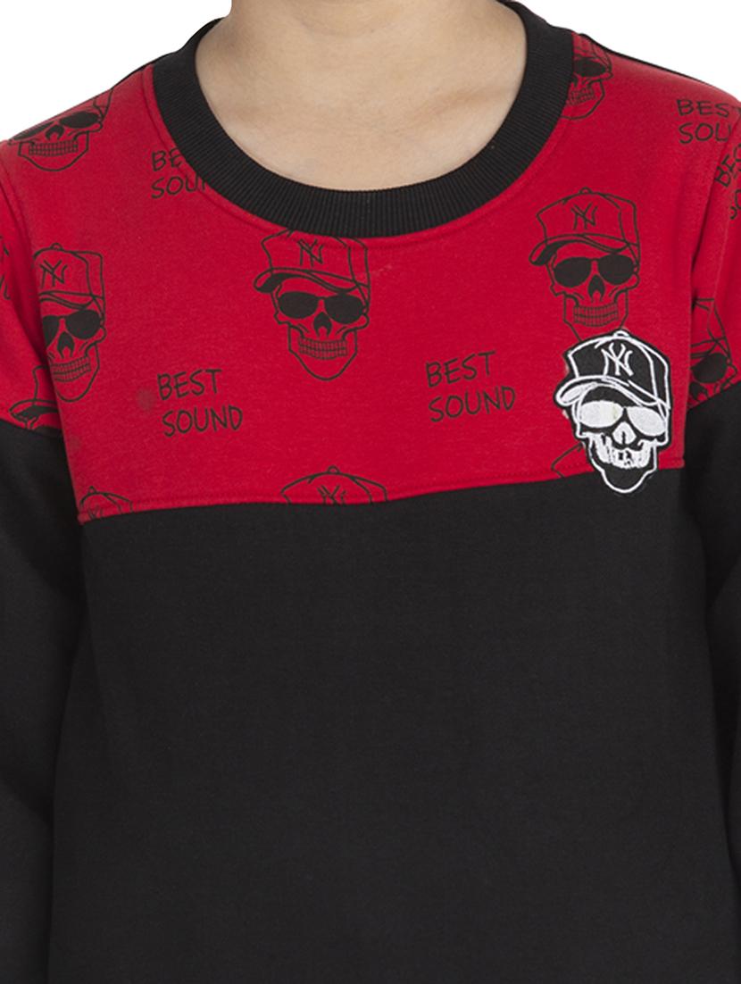 round neck color block sweatshirt - 18404214 - Standard Image - 4