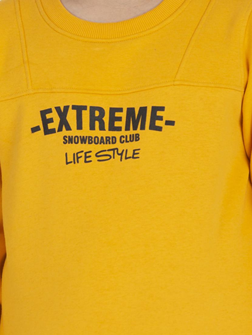 round neck graphic sweatshirt - 18404227 - Standard Image - 4