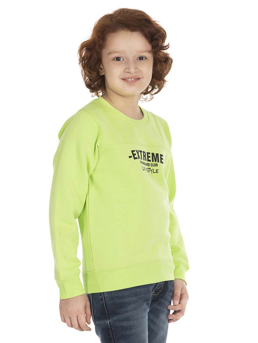 round neck graphic sweatshirt - 18404228 - Standard Image - 1