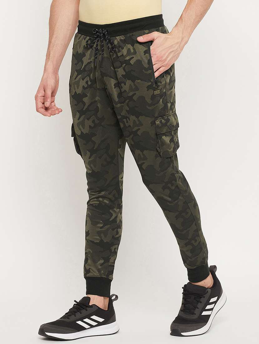 green camouflage joggers track pant - 18404453 - Standard Image - 1