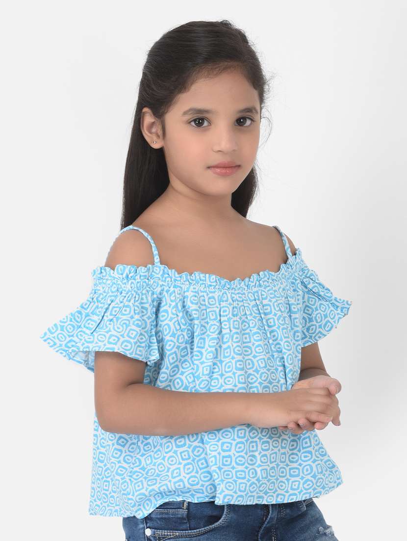 girls off shoulder top - 18404508 -  Standard Image - 1