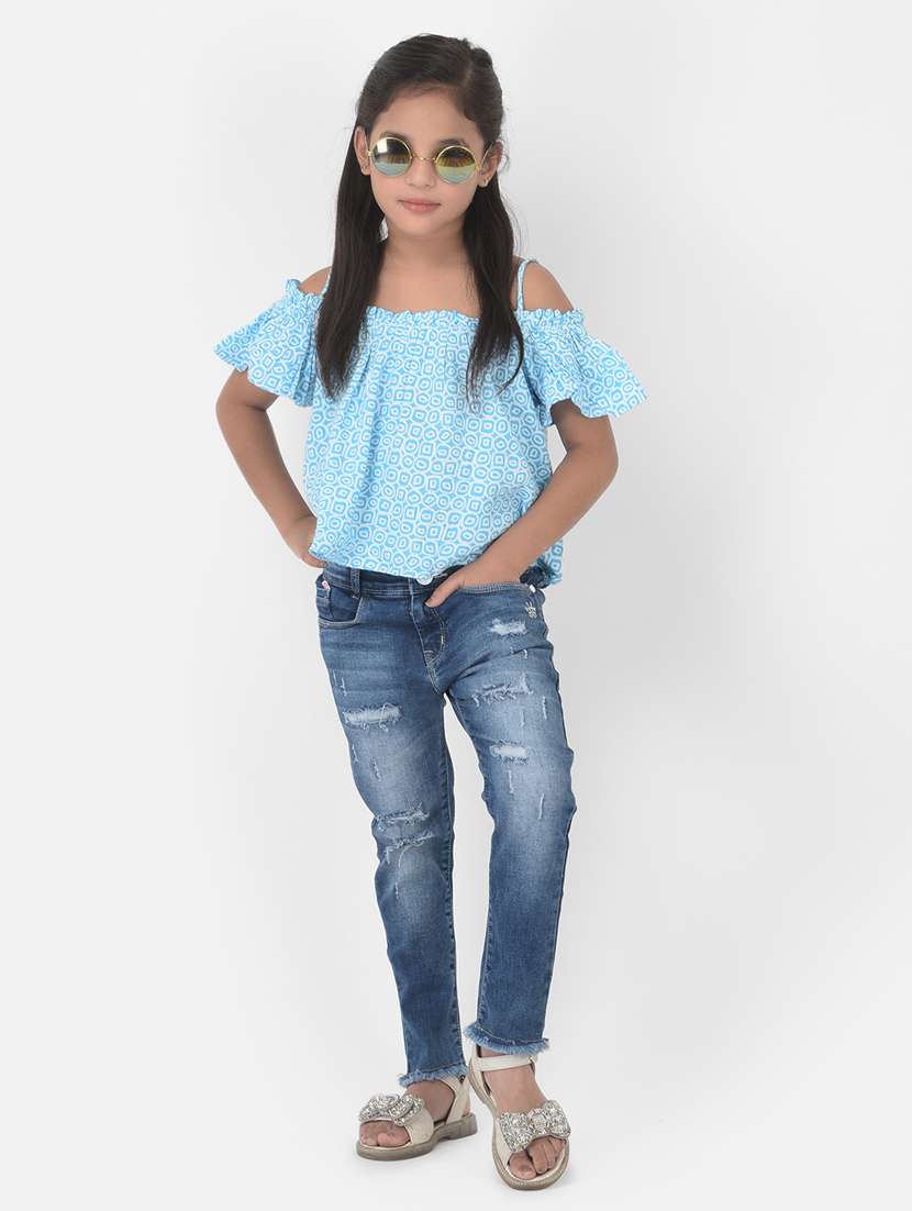 girls off shoulder top - 18404508 -  Standard Image - 4