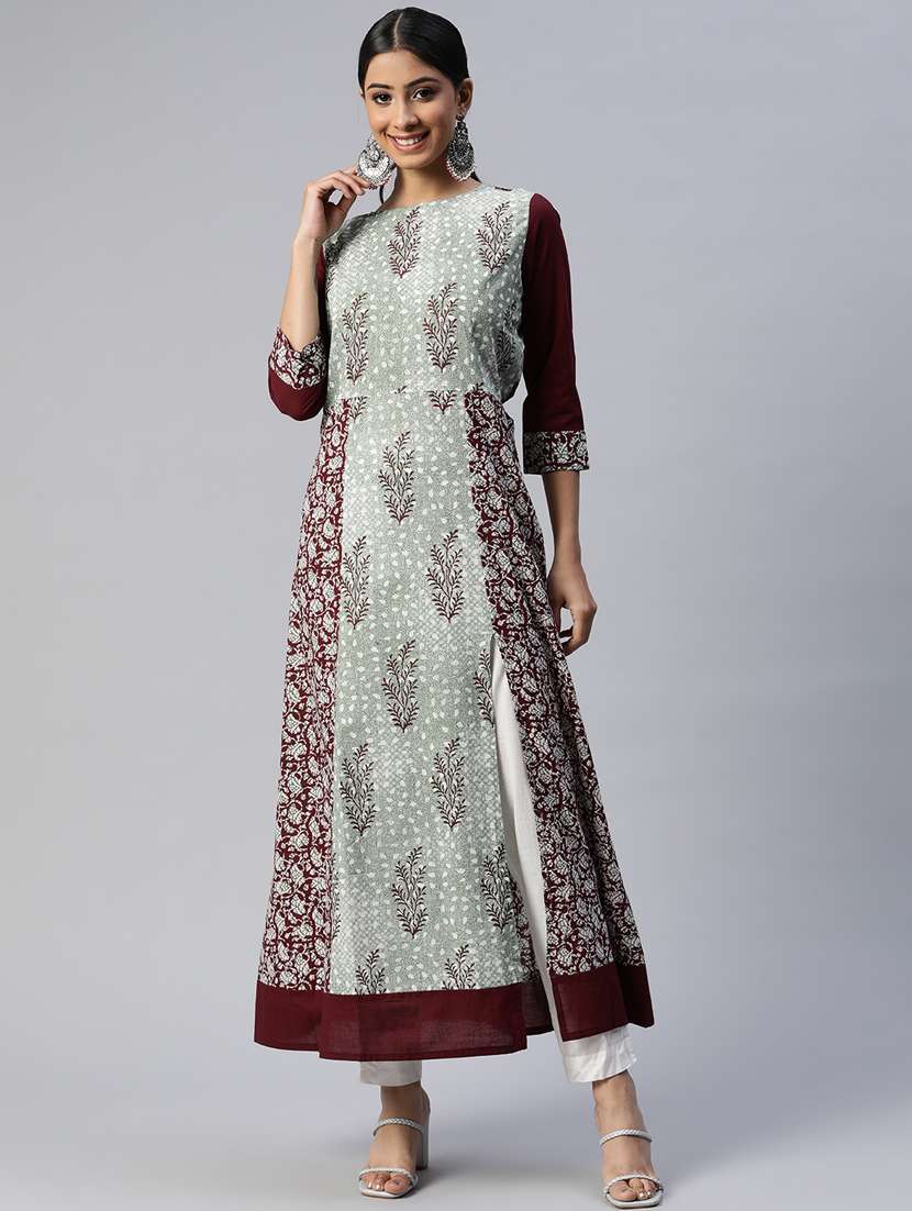 women's front slit kurta