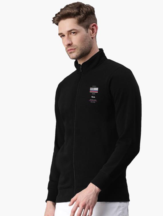 black solid sweatshirt - 18406115 -  Standard Image - 1
