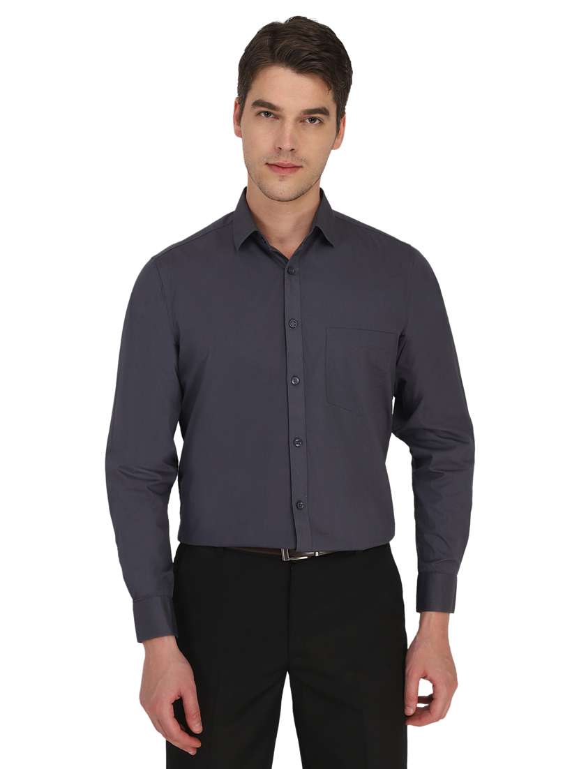 mens solids formal shirt
