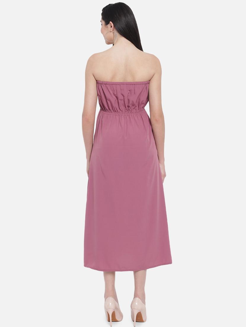 women's solid dress - 18407243 - Standard Image - 4