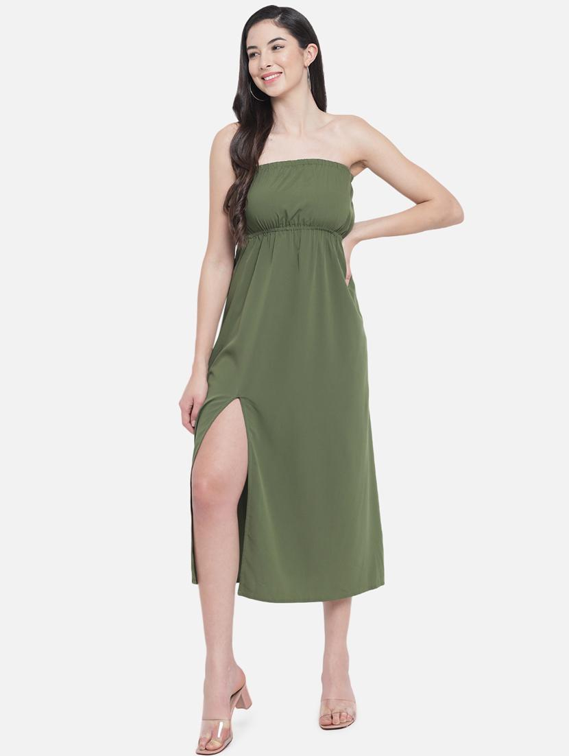 women's solid dress - 18407244 - Standard Image - 1