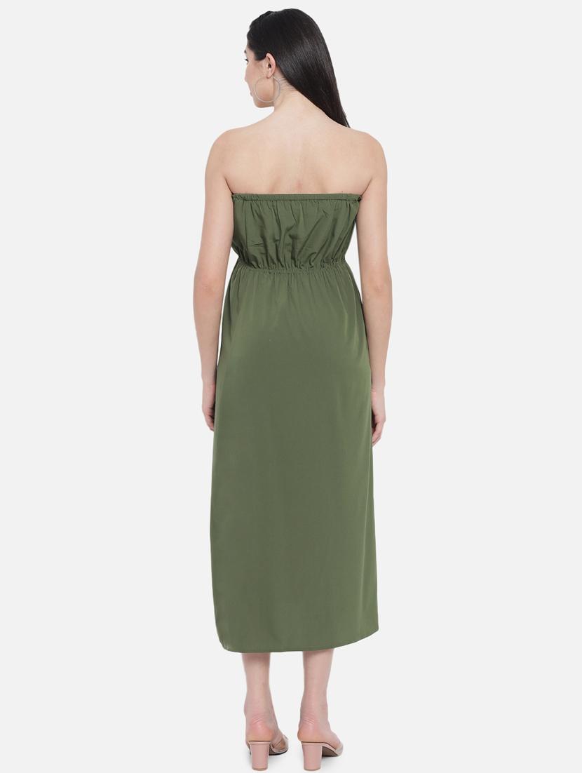 women's solid dress - 18407244 - Standard Image - 4