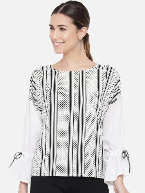 women's straight round neck top - 18407269 -  Standard Image - 0